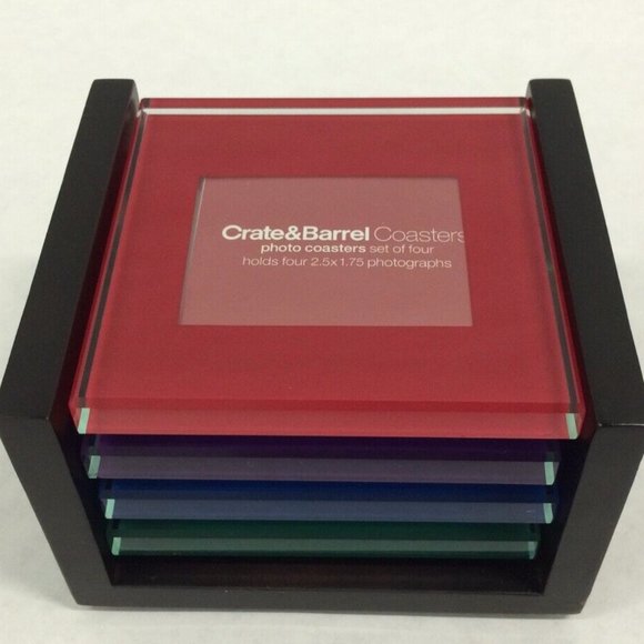 Crate&Barrel Accents 2 Crate Barrel Photo Coaster Sets Poshmark